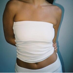 Djerf Avenue White Tube Top
